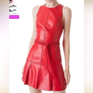 Alice + Olivia Vibrant Red Mini Dress